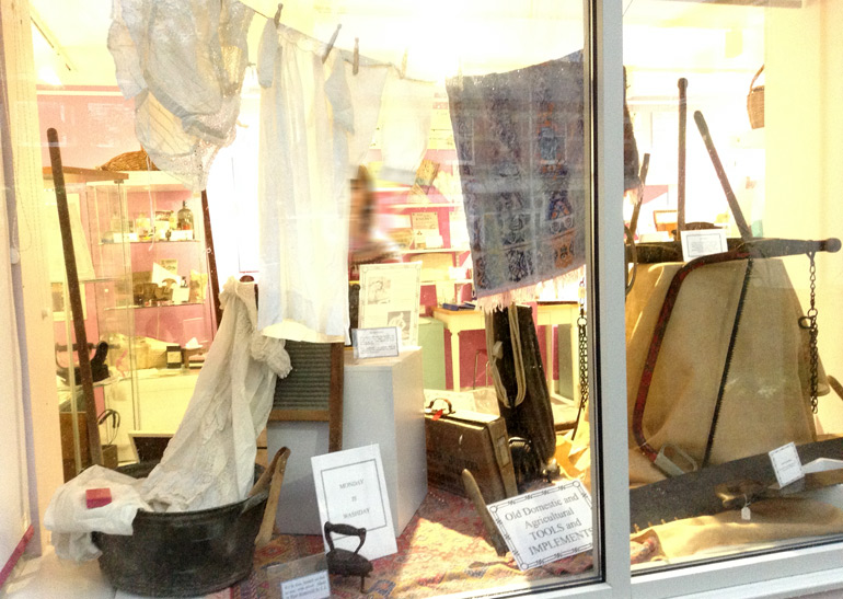 Old Domestic Tools Window Display